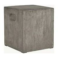 Safavieh Cube Collection Concrete Side Table