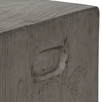 Safavieh Cube Collection Concrete Side Table