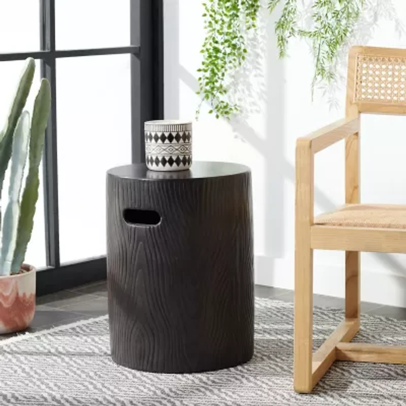 Trunk Patio Collection Concrete Side Table
