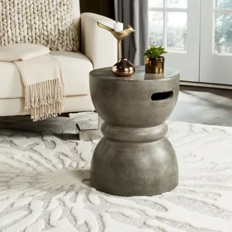 Haruki Patio Collection Concrete Side Table