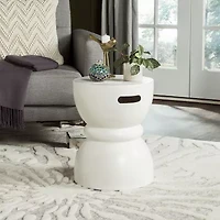 Safavieh Haruki Patio Collection Concrete Side Table