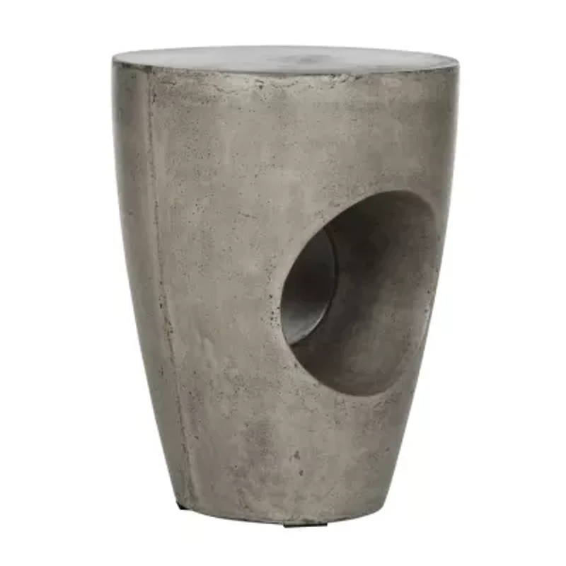 Aishi Patio Collection Concrete Side Table