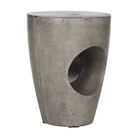 Aishi Patio Collection Concrete Side Table