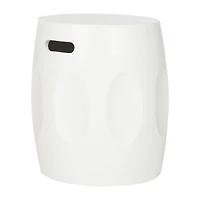 Zuri Patio Collection Weather Resistant Concrete Side Table