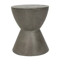 Athena Patio Collection Weather Resistant Concrete Side Table