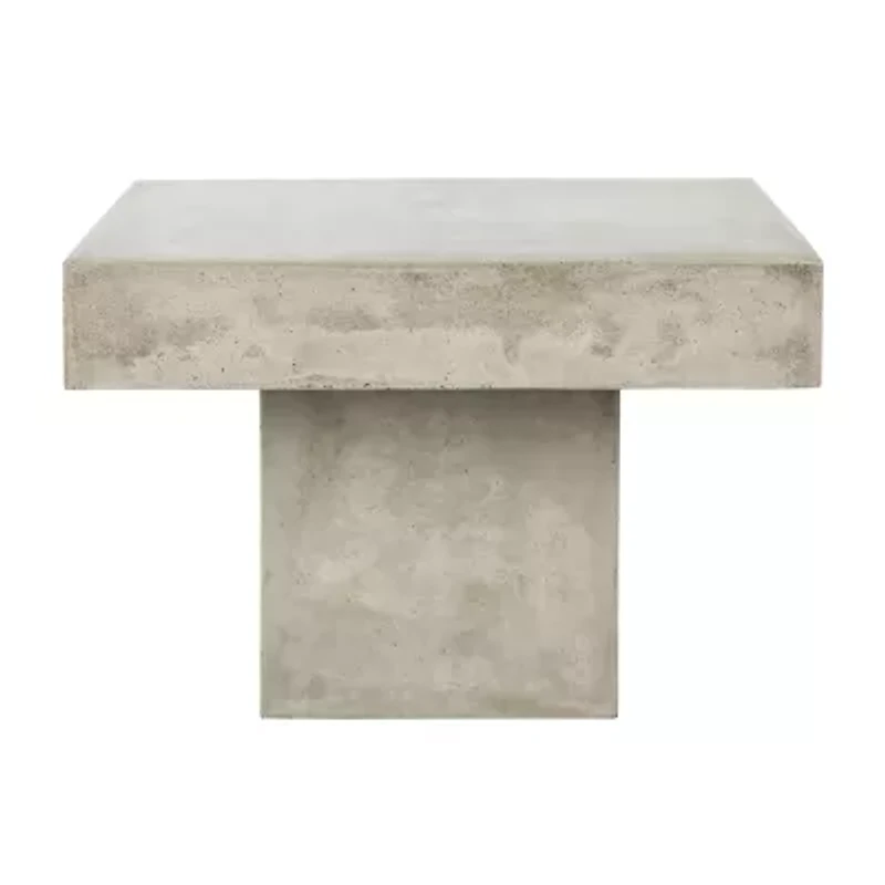 Tallen Collection Weather Resistant Concrete Coffee Table