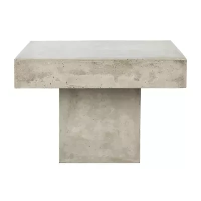 Tallen Collection Weather Resistant Concrete Coffee Table