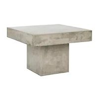 Tallen Collection Weather Resistant Concrete Coffee Table