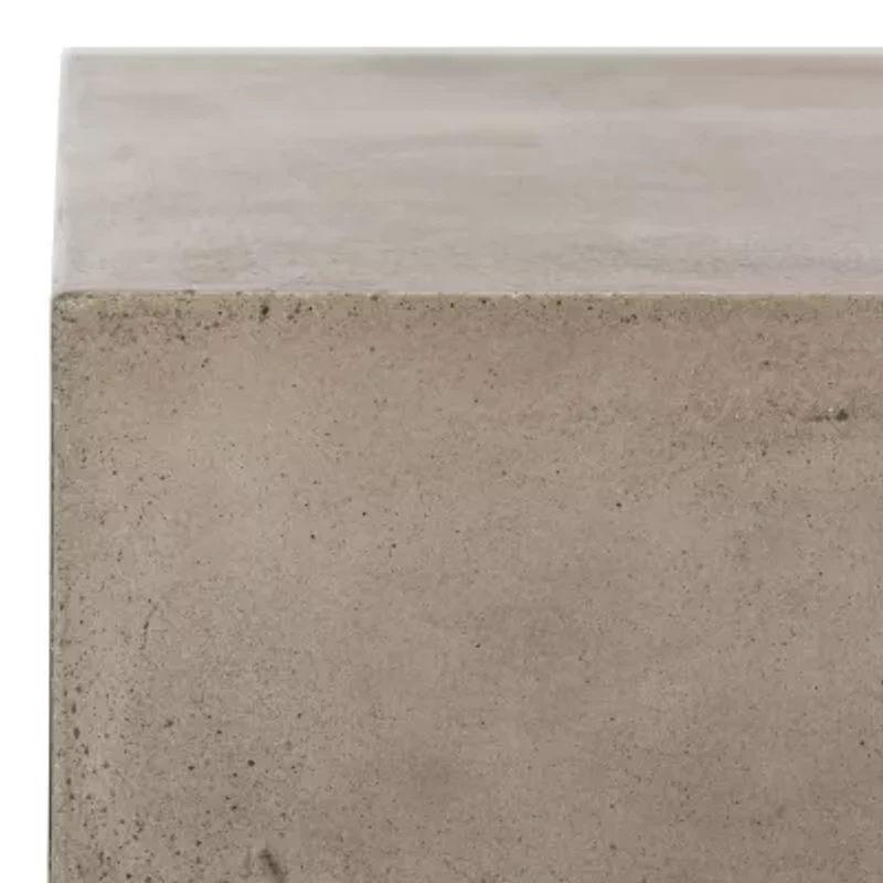 Gargon Patio Collection Weather Resistant Concrete Coffee Table