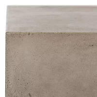 Gargon Patio Collection Weather Resistant Concrete Coffee Table