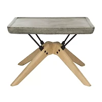 Delartin Patio Collection Weather Resistant Concrete Coffee Table