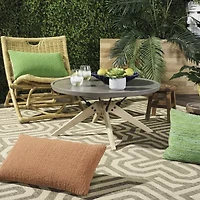 Bryson Patio Collection Weather Resistant Concrete Coffee Table