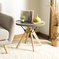 Farmond Patio Collection Weather Resistant Concrete Side Table