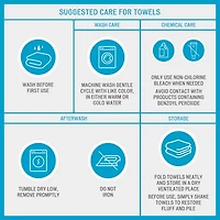 Clean Spaces Aure 100% Cotton Solid 6-pc Antimicrobial Towel Set