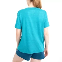 Champion Womens V Neck Short Sleeve Active T-Shirt