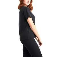 Champion Womens V Neck Short Sleeve Active T-Shirt