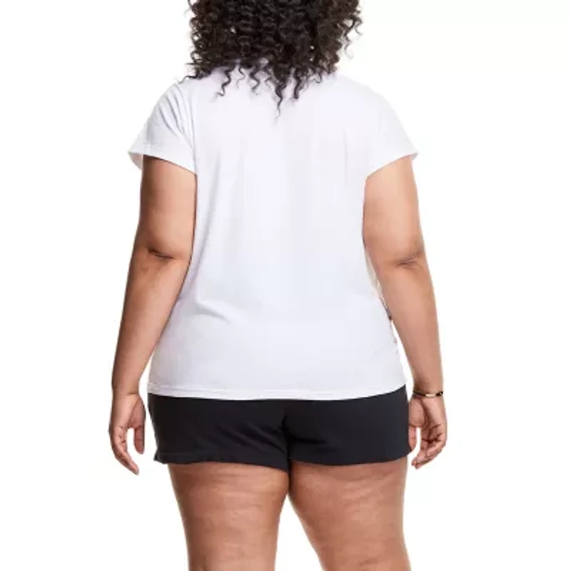 Champion Womens Crew Neck Short Sleeve Active Plus T-Shirt