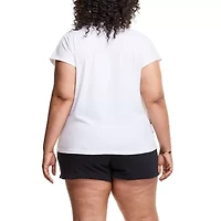Champion Womens Crew Neck Short Sleeve Active Plus T-Shirt