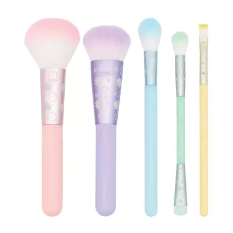 MODA® Posh Pastel Face Flip 6pc Brush Set