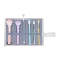MODA® Posh Pastel Face Flip 6pc Brush Set
