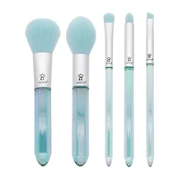 MODA® Aquamarine Crystal 5pc Brush Set