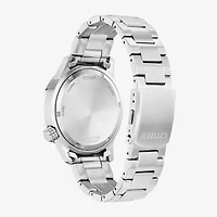 Citizen Weekender Mens Silver Tone Stainless Steel Bracelet Watch Bm7550-52l