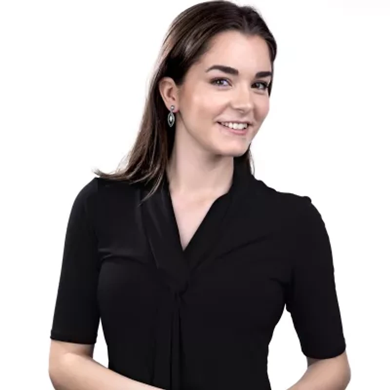 Diamonart Womens Cubic Zirconia Sterling Silver Curved Drop Earrings