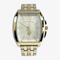 U.S. Polo Assn. Mens Two Tone 4-pc. Watch Boxed Set Usc20239jc