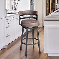 Titana Counter Height Upholstered Bar Stool