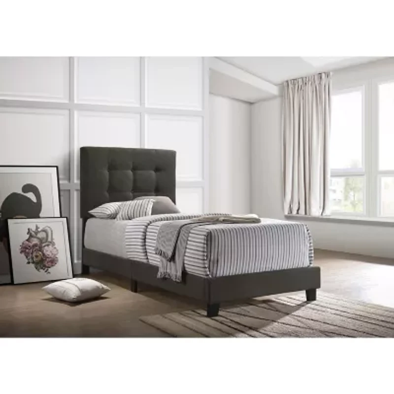 Mapes Upholstered Rectangle Bed