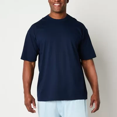 Stafford Heavyweight Mens 3 Pack Short Sleeve Crew Neck T-Shirt Big