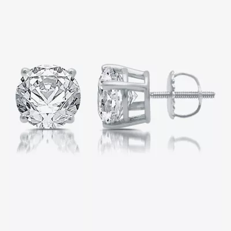Ever Star (G / SI1-SI2) CT. T.W. Lab-Grown Diamond 10K or 14K Gold Round Stud Earrings