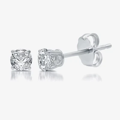 Ever Star 1/ CT. T.W. Lab-Grown (G / SI1-SI2) Diamond 10K or 14K Gold Round Stud Earrings