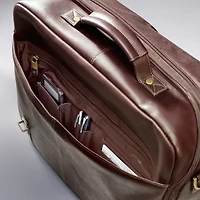 Samsonite Colombian Leather Flapover Briefcase