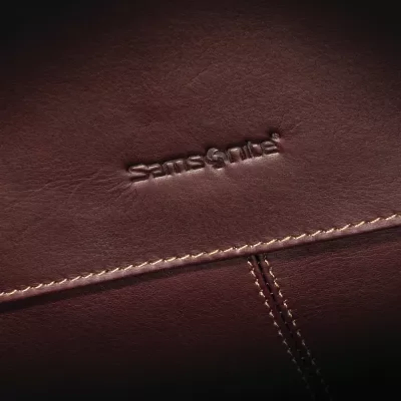 Samsonite Colombian Leather Flapover Briefcase