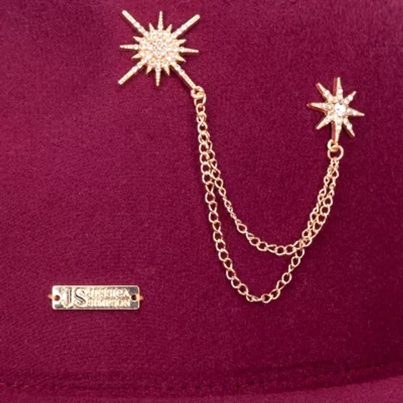 JS Jessica Simpson Celestial Pin Womens Fedora