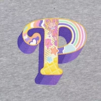 Polly Pocket Believe The Little Things Cropped Tee Womens Crew Neck Short Sleeve Loose Fit Juniors Graphic T-Shirt