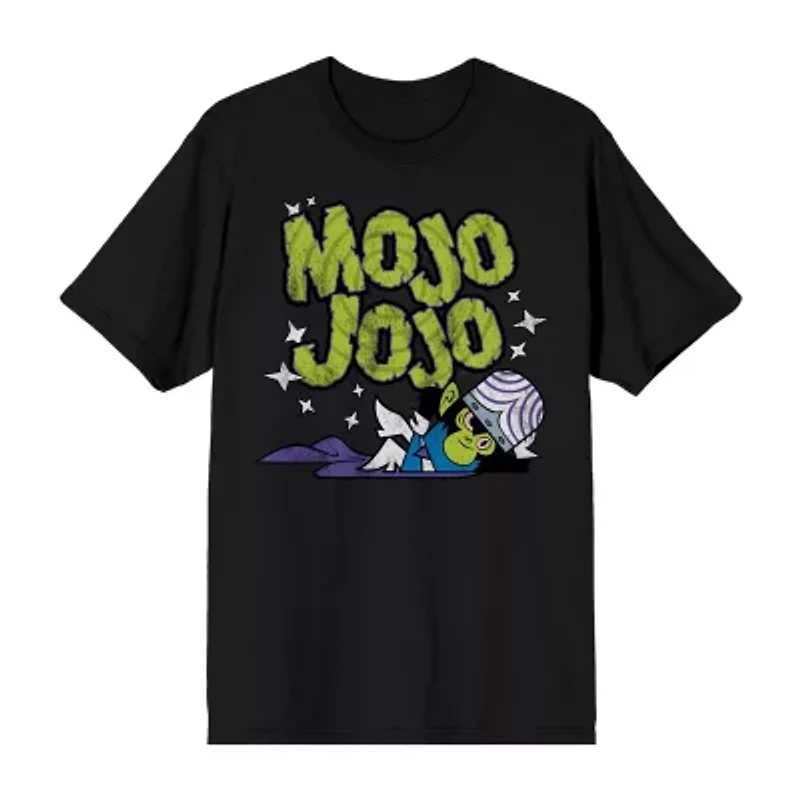 Mojo Jojo Tee Womens Crew Neck Short Sleeve Loose Fit Powerpuff Girls Juniors Graphic T-Shirt