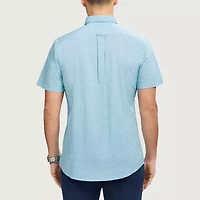 IZOD Breeze Mens Short Sleeve Athletic Fit Button-Down Shirt
