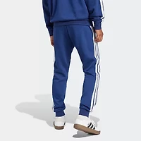 adidas 3 Stripe Mens Cuffed Mid Rise Regular Fit Fleece Active Jogger Pant