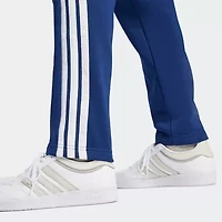 adidas 3 Stripe Mens Straight Mid Rise Regular Fit Fleece Sweatpant