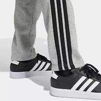 adidas 3 Stripe Mens Straight Mid Rise Regular Fit Fleece Sweatpant