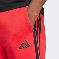 adidas Fleece Mens 9" Mid Rise Workout Shorts