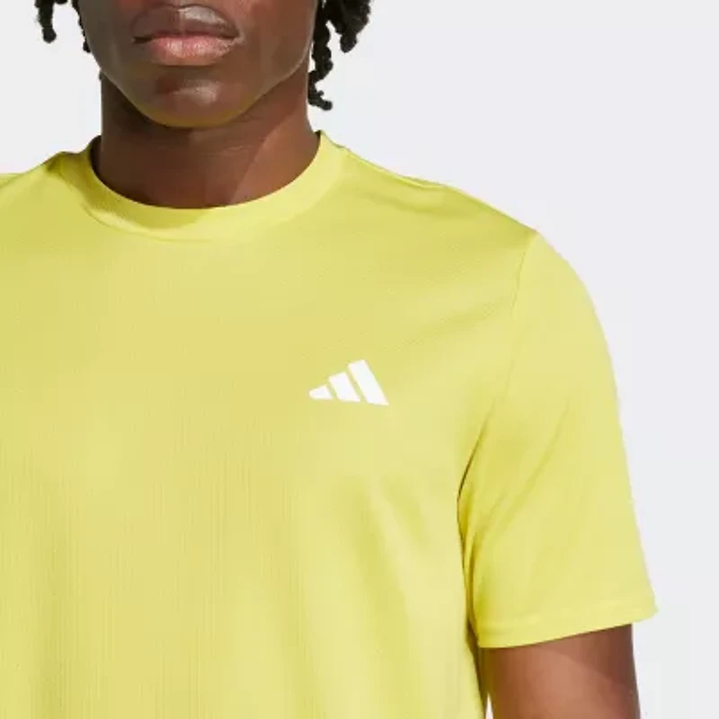 adidas Mens Crew Neck Short Sleeve Active T-Shirt