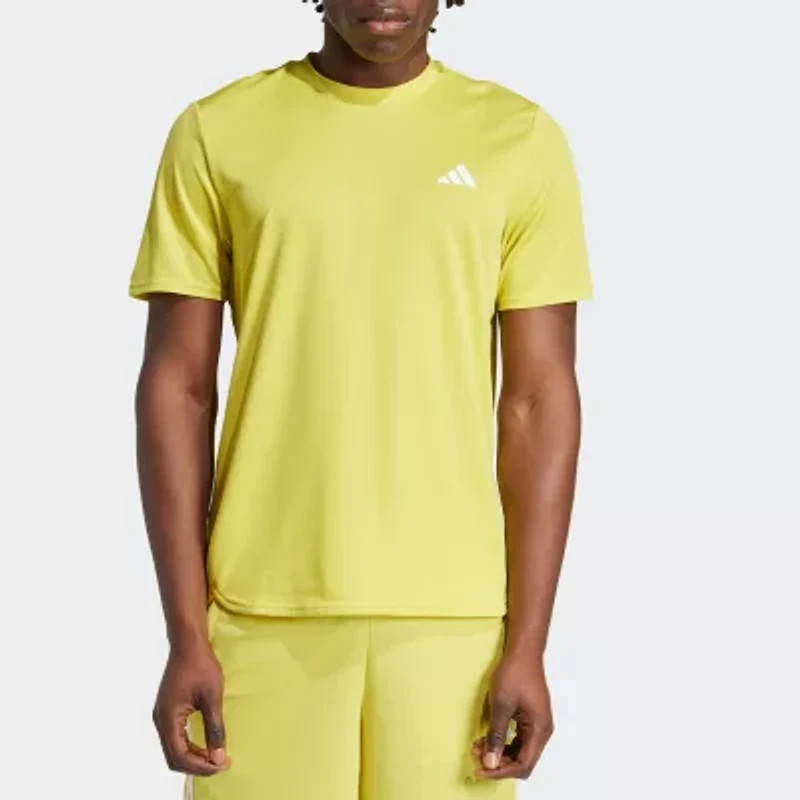 adidas Mens Crew Neck Short Sleeve Active T-Shirt
