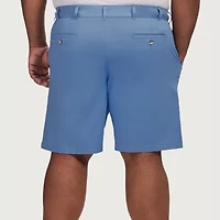 IZOD Saltwater Twill Mens 9 1/2" Big and Tall Stretch Fabric Chino Short
