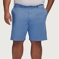 IZOD Saltwater Twill Mens 9 1/2" Big and Tall Stretch Fabric Chino Short