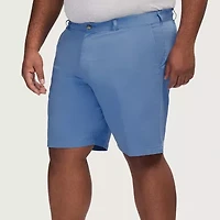 IZOD Saltwater Twill Mens 9 1/2" Big and Tall Stretch Fabric Chino Short