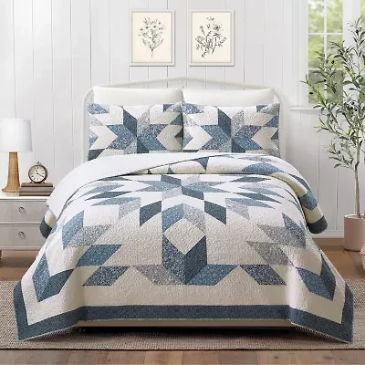 Modern Heirloom Bright Star Patchwork Quilt Set
