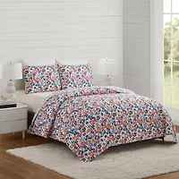 Modern Heirloom Blossom Reversible Quilt Set
